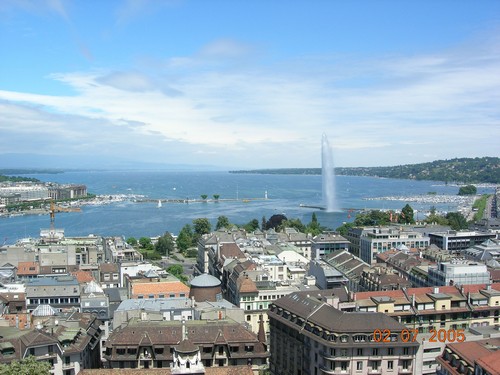 Jet d&apos;eau de Genève