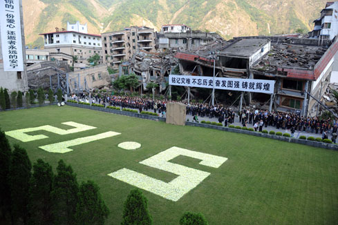 Chine: commémoration des victimes du séisme meurtrier de Wenchuan