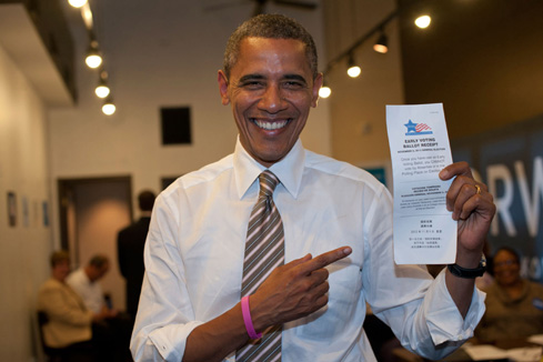 Barack Obama réélu président américain (télévisions)