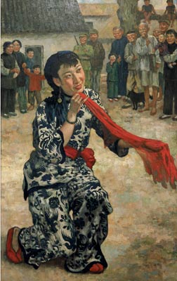 Repose ton fouet, peinture à l&apos;huile du grand maître contemporain Xu Beihong, a été vendu à un prix de 9,135 millions de dollars.  