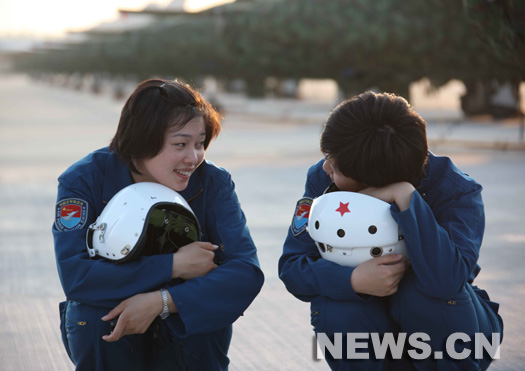 Lors du prochain défilé de la fête nationale du 1er octobre, 16 femmes pilotes de chasseurs à réaction survoleront la Place Tian'anmen, à Beijing.