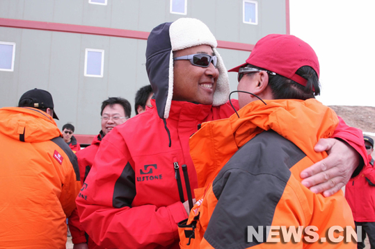 L&apos;expédition chinoise arrive à la station Zhongshan en Antarctique