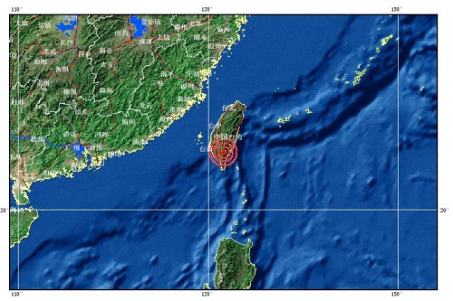 Un séisme de magnitude 6,0 secoue Pingtung de Taiwan