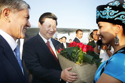 Le président chinois au Kirghizistan pour une visite officielle et le sommet de l'OCS