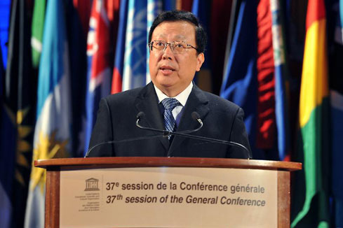 Le vice-ministre chinois de l'Education Hao Ping nommé président de la 37e Conférence générale de l'Unesco