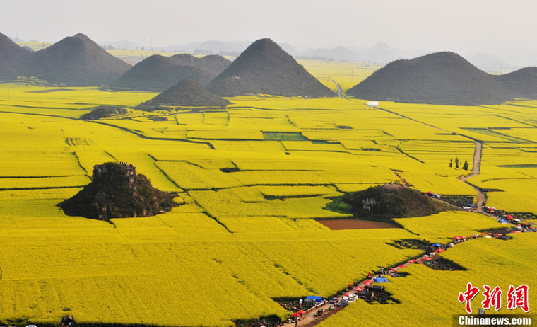 Luoping, province de Yunnan (sud de la Chine)