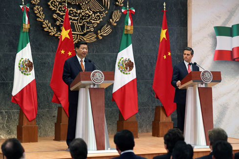 La Chine promet de renforcer le partenariat stratégique global avec le Mexique